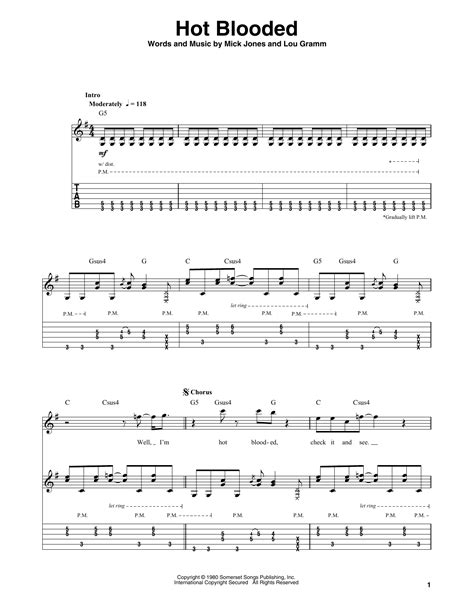 Foreigner Chords & Tabs .